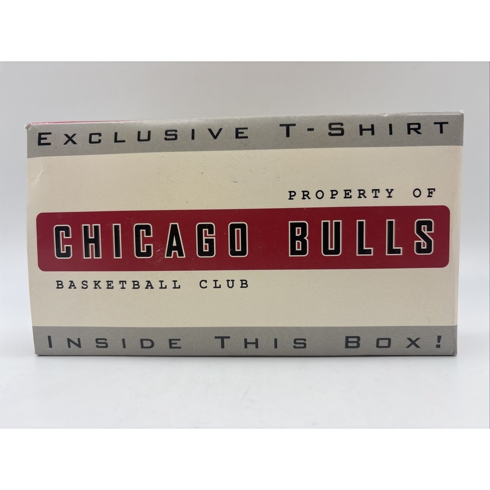 1997 PakTites Compressed T-Shirt Chicago Bulls "Give Me Five"Collectible T-Shirt